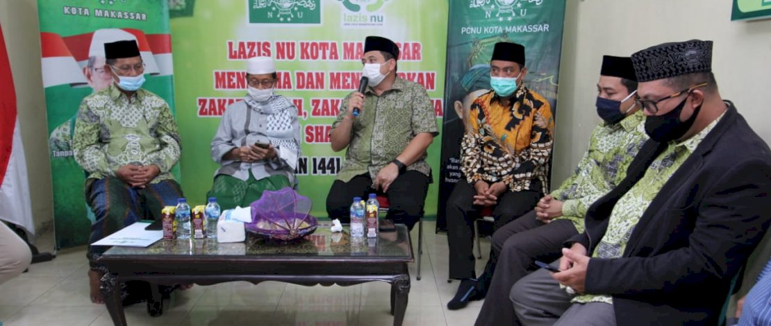 Minta Restu ke PCNU Makassar, AGH Baharuddin HS Doakan Appi-Rahman
