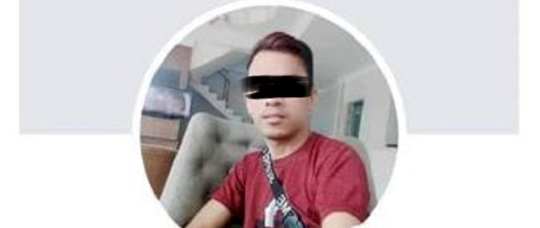 AH, pria yang dilaporkan pecinta satwa ke Polda Sulsel, setelah mengaku telah memperkosa anjingnya.