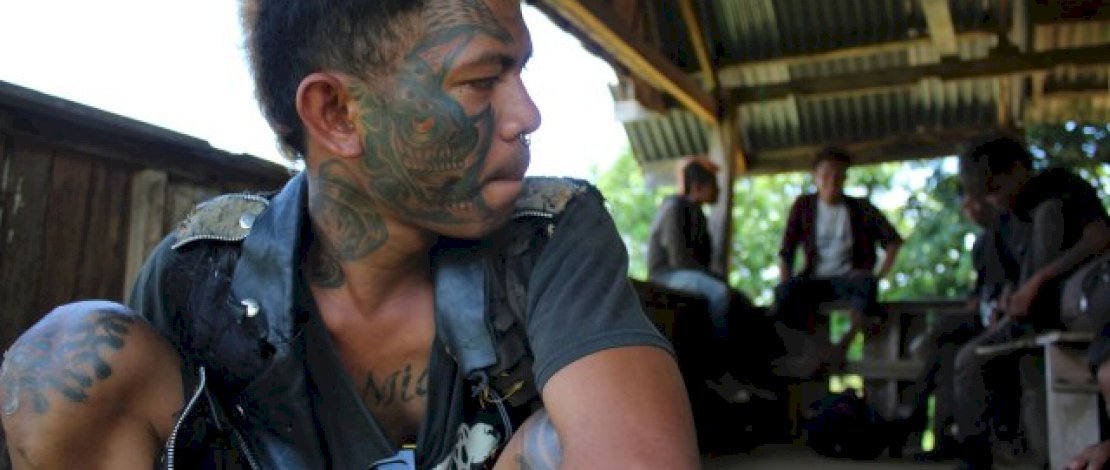 Zainal, salah satu anak punk yang diamankan. FOTO/Kendarinesia.