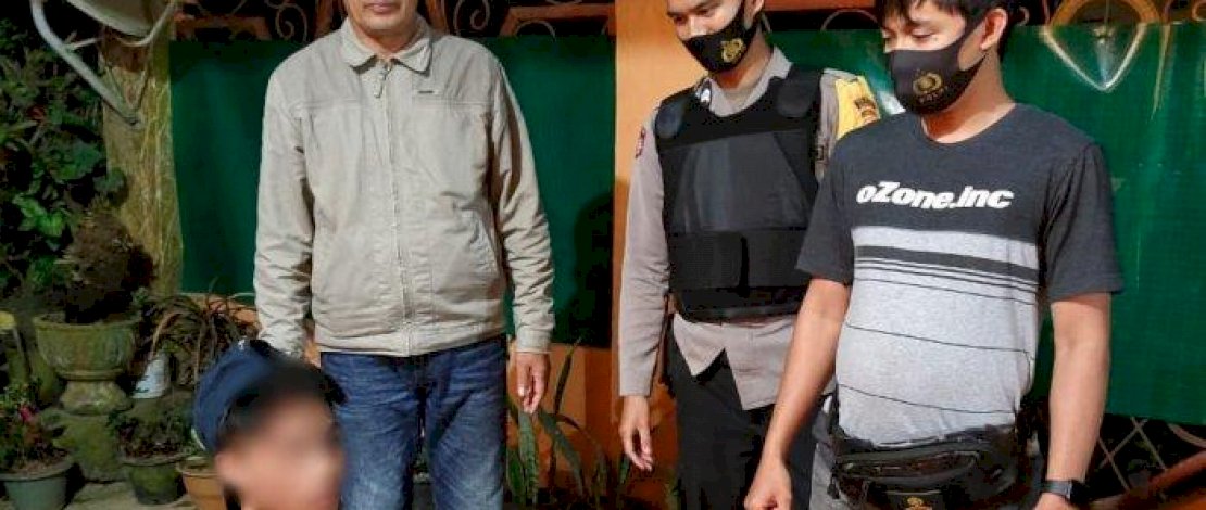 KE saat diamankan petugas dari Polsek Sumarorong, Mamasa. (Sumber: Polsek Sumarorong).