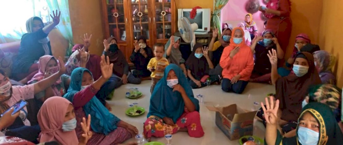 Pasangan Kandidat Bupati Pangkep, Andi Nirwati-Lutfi Hanafi, terus mendapat respons positif dari warga Pangkep.