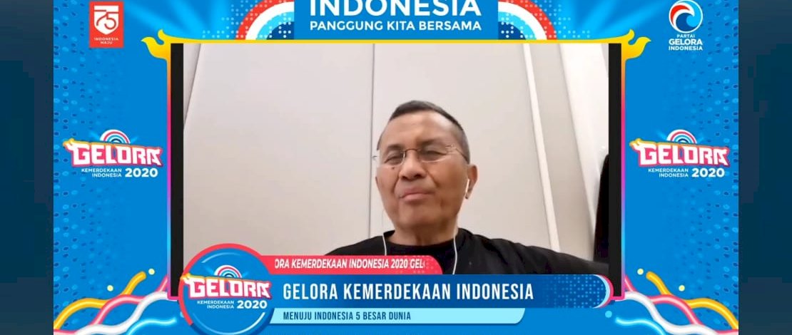 Dahlan Iskan saat jadi pembicara di API Gelora.