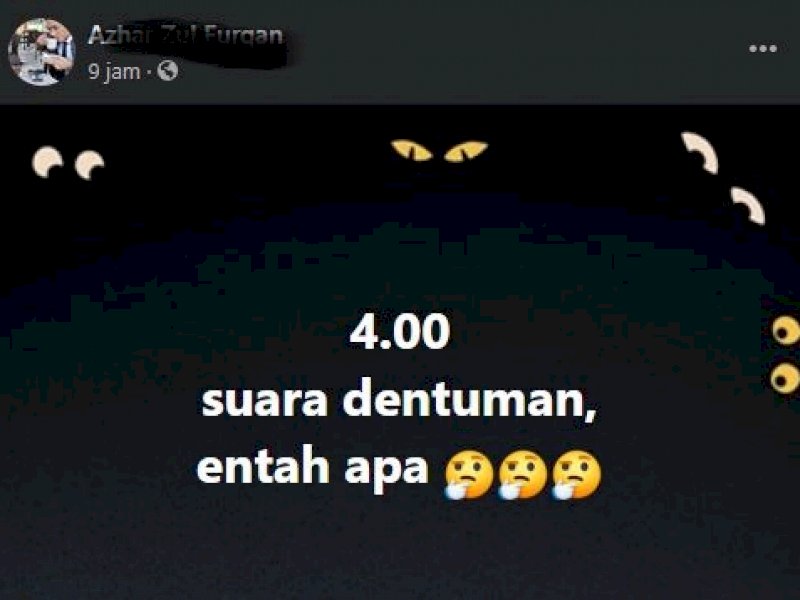 Suara Dentuman Aneh di Jakarta, Juga Didengar Warga Parepare