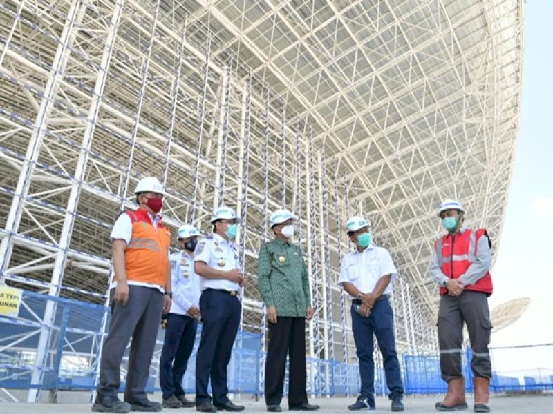 Bangunan Bandara Sultan Hasanuddin Ikuti Gelombang Laut dan Kapal Pinisi