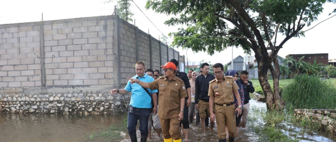 Iqbal Suhaeb Tinjau Lokasi Rawan Banjir Toa Daeng III dan BTN Kodam lll