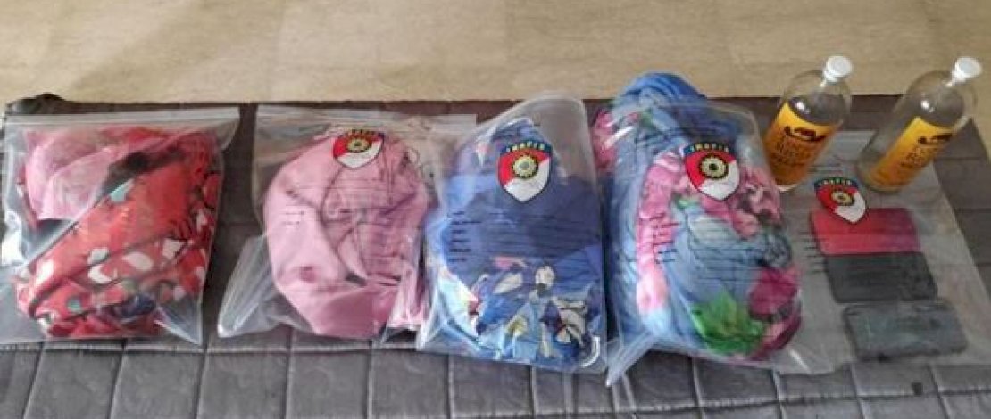 Barang bukti pemerkosaan di Pangkep. (Sumber foto: Bakri/Detik)