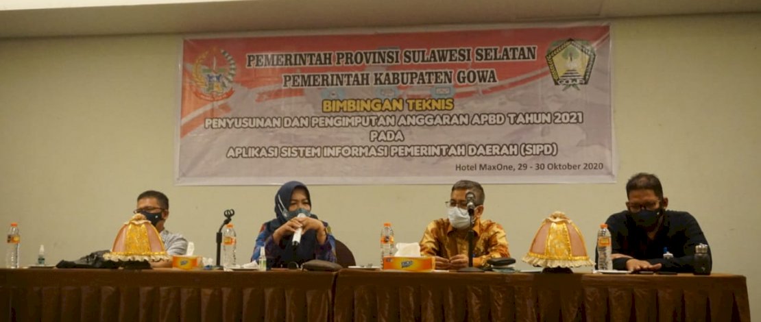 Bimtek SIPD, Pj Sekda Gowa Harap Penginputan Rampung Senin Mendatang