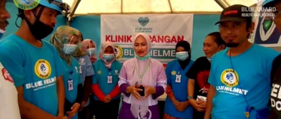 Bupati Lutra, Indah Putri Indriani mengapresiasi keberadaan Blue Helmet di Lutra.