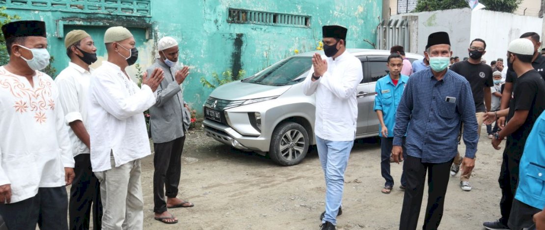 Bobby Afif Nasution menghadiri acara temu tokoh di Jalan Bajak IV, Kelurahan Harjosari II