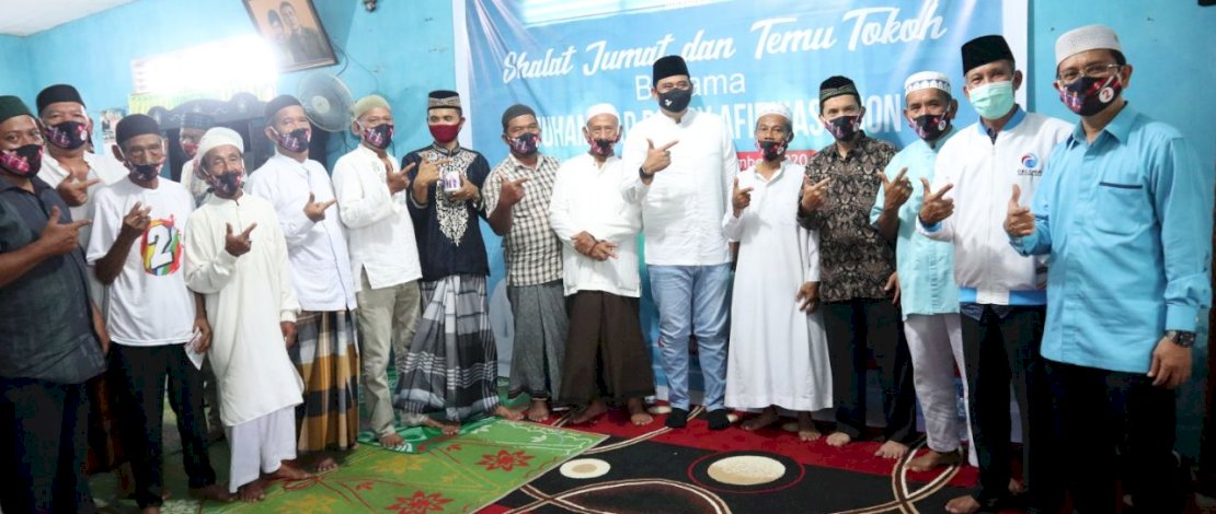 Bobby Afif Nasution menghadiri acara temu tokoh di Jalan Bajak IV, Kelurahan Harjosari II