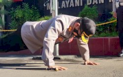 Push Up di Depan Anggota, Kapolres Gowa: Maafkan Segala Khilaf Saya