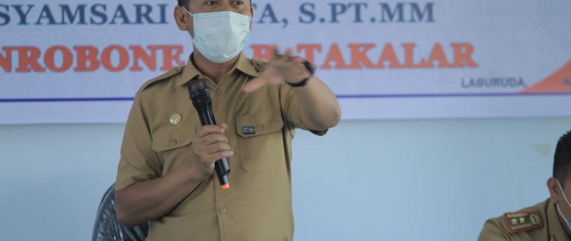 Bupati Takalar, H Syamsari, S.Pt, MM