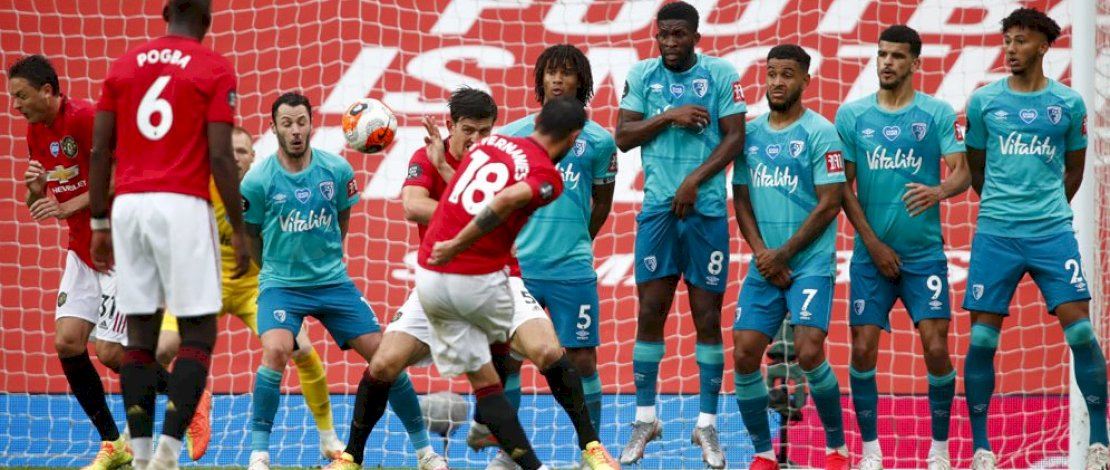 Laga Manchester United vs Bournemouth. IST