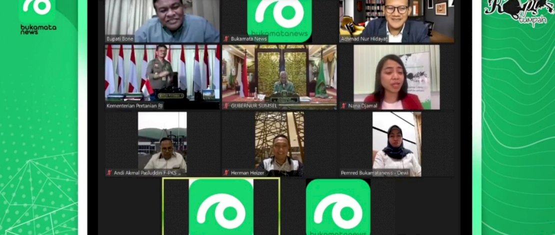 Diskusi daring Kopi Tumpah Bukamata.