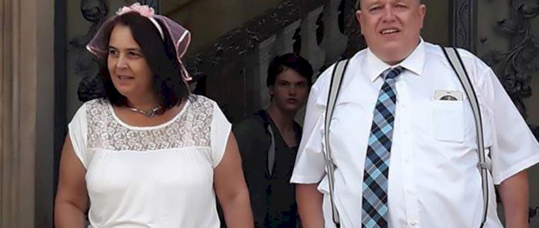 Christel dan suaminya Ralph Jankus