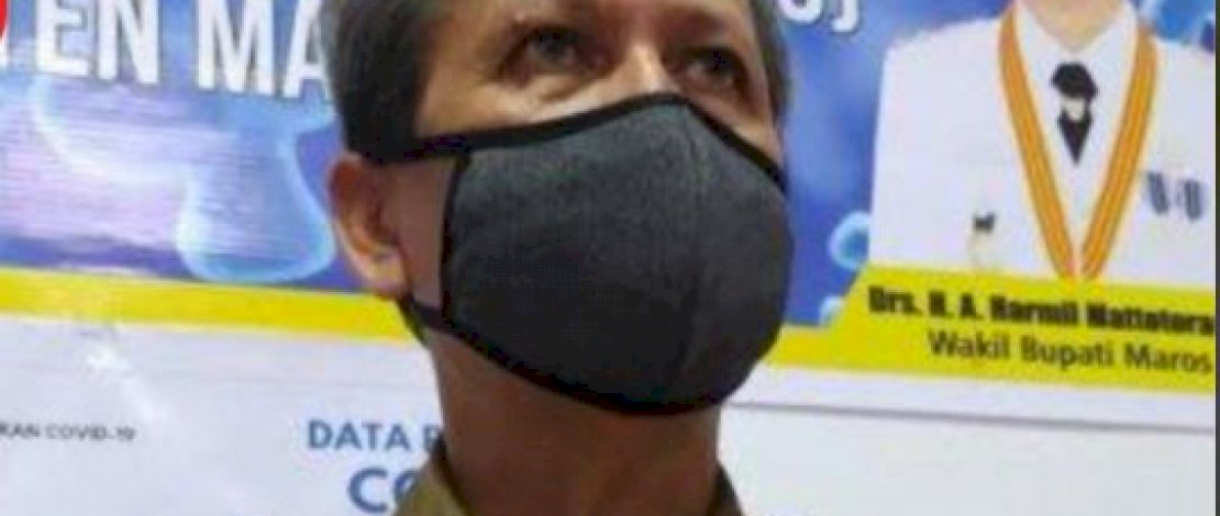 Koordinator Tim Gugus Tugas Covid-19 Maros, dr Syarifuddin.