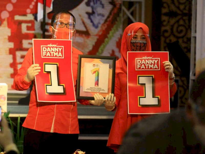 Patuhi Protokol Kesehatan, Danny-Fatma Lebih Pilih Blusukan di Masa Kampanye