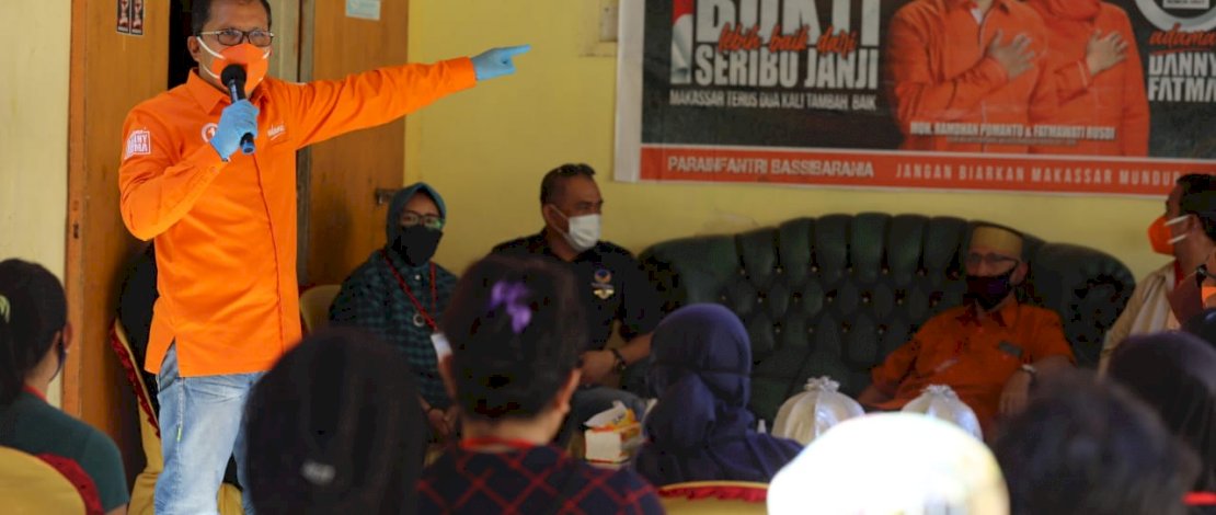 Danny Pomanto saat kampanye.