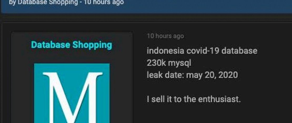 230 Ribu Data Pasien Covid-19 di Indonesia Dijual, Begini Reaksi Menkominfo