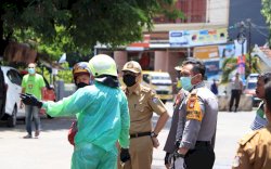 Rumah PDP Corona yang Meninggal Disemprot Disinfektan