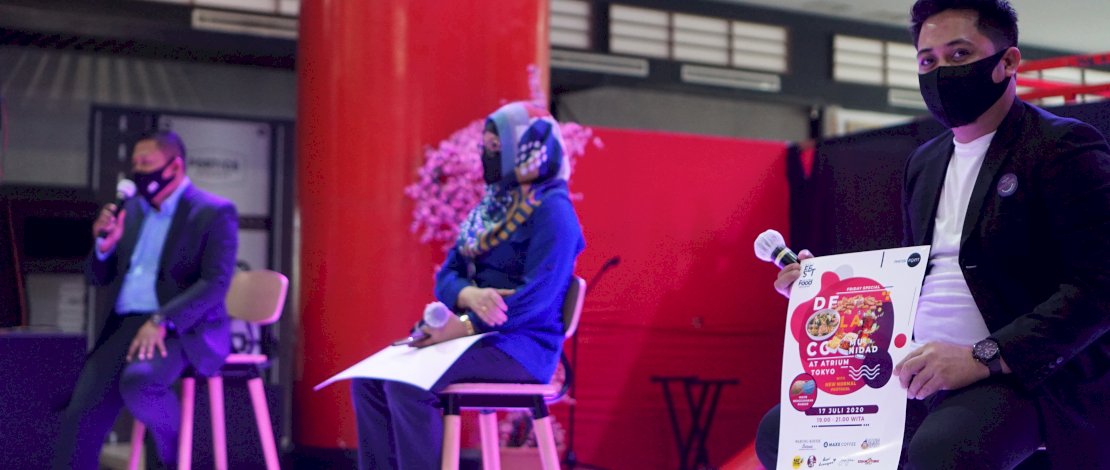 Suasana konferensi pers pembukaan mal Pipo.