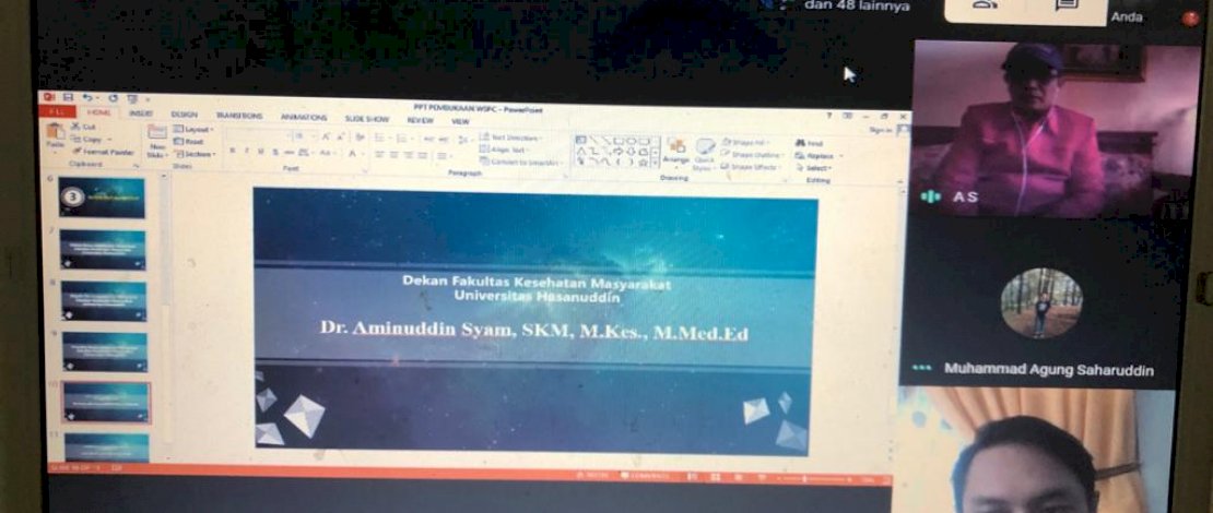 Suasana pembukaan Winslow Scientific Paper Competition (WSPC) Tingkat Nasional. 