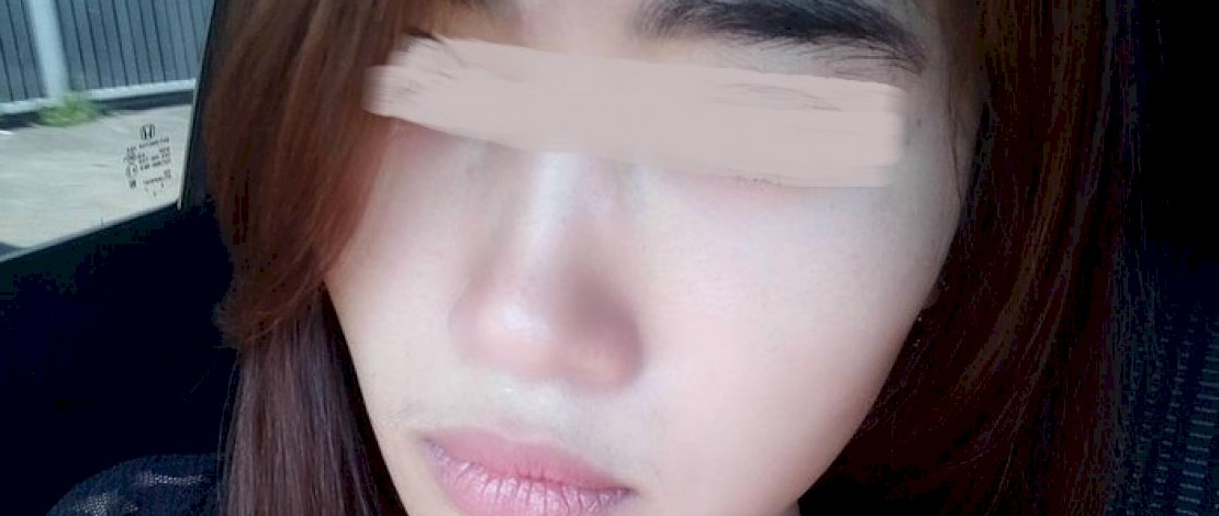 FS dan mayatnya saat ditemukan.