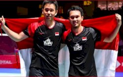 Ahsan-Hendra Raih Gelar Juara BWF World Tour Finals 2019