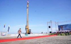 Ground Breaking Tower Rp1,9 Triliun, Nurdin Abdullah: Di Tengah Pandemi Sulsel Masih Menggeliat Bangun Infrastruktur