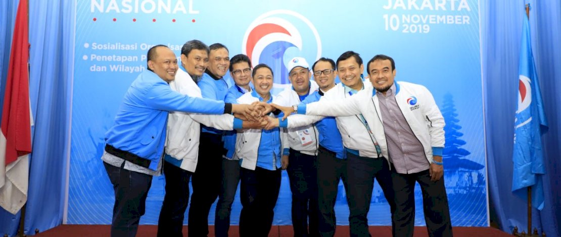 Pengurus pusat Partai Gelora Indonesia saat Silatnas 10 November 2019 lalu.