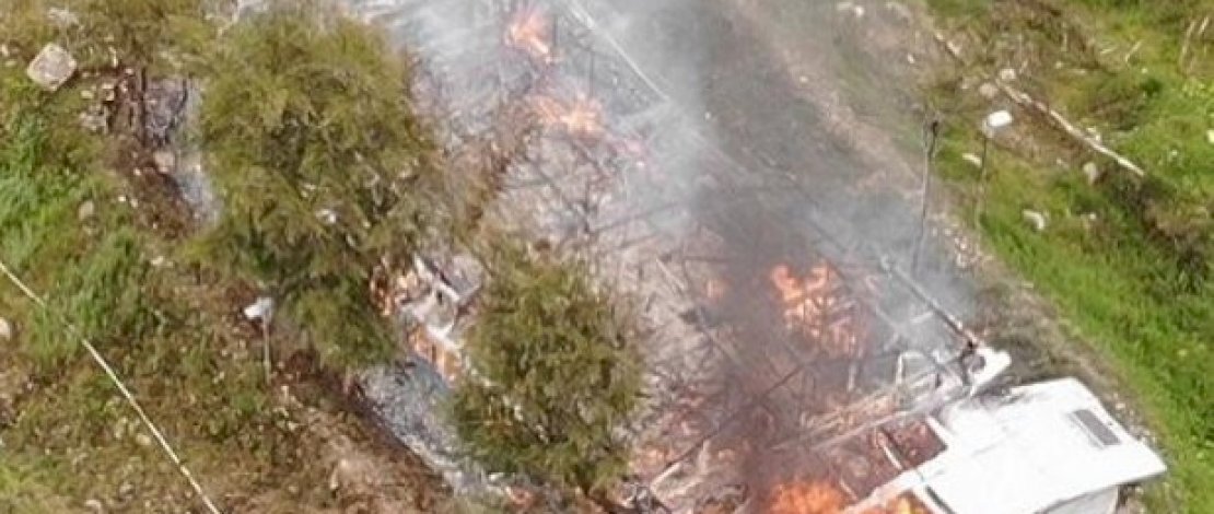Gereja Kemah Injil Indonesia, Klasis Mimika, Jemaat Sinai di Kawasan Opitawak, Distrik Tembagapura, Mimika, Papua, terbakar Kamis, 12 Maret 2020 lalu.