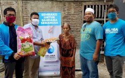 Partai Gelora Bantu Warga Jalani PSBB dengan Paket Sembako