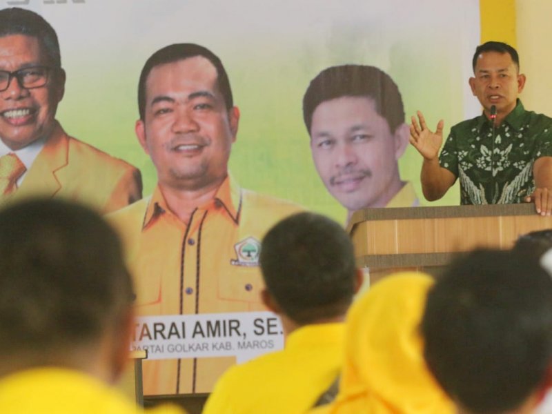 Pimpinan Golkar 14 Kecamatan di Maros Berikrar Menangkan Tahfidz