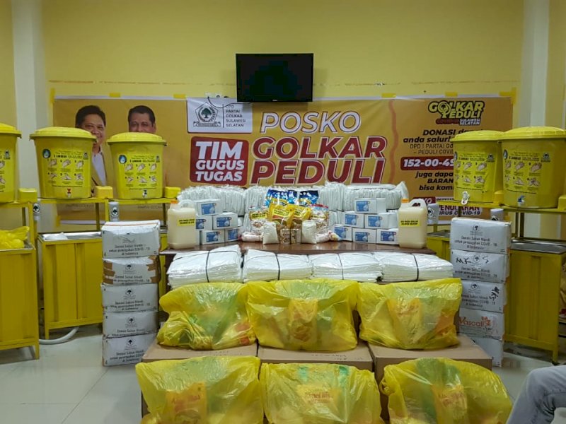 Golkar Sulsel Launching Program Golkar Peduli Covid-19, Sebar APD ke RS dan Puskesmas
