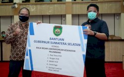 Pemprov Sumsel Serahkan Bantuan Polymerase Chain Reaction ke BBLK Palembang