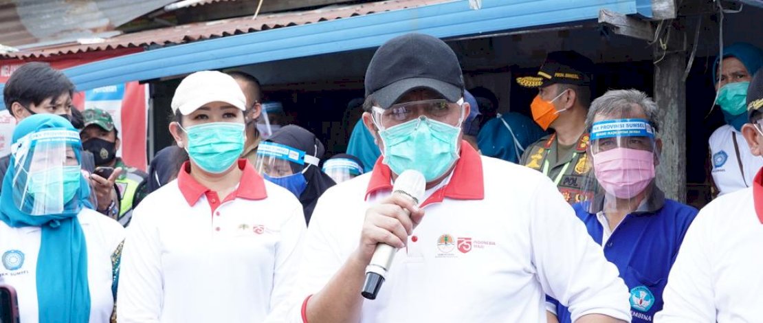 Gubernur Sumsel, H Herman Deru dan Nyonya