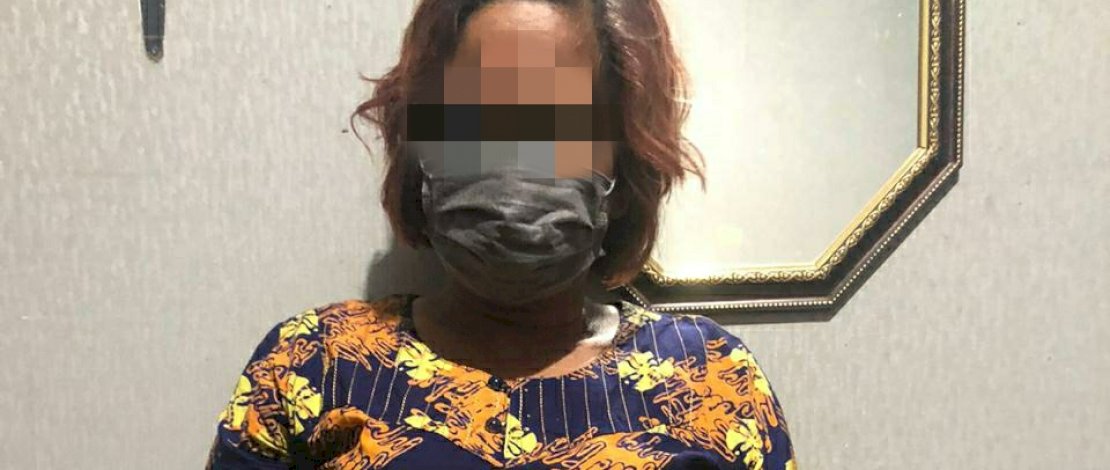 NU, pelaku hipnotis usai diamankan Resmob Polda Sulsel.