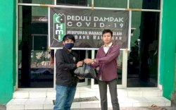 Kader HMI di Makassar Salurkan Bantuan ke Masyarakat