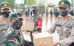 Begini Sinergitas Polres dan Kodim 1424 Sinjai Gelar Bakti Sosial Sambut Hari Bhayangkara Meski Turun Hujan