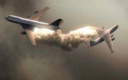 "Bummm!!!" Dua Pesawat Tabrakan di Udara, Anggota Parlemen Tewas