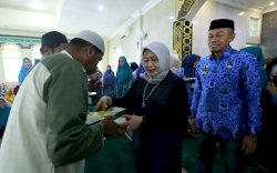 TP PKK Kota Makassar Bersama Kecamatan Tamalanrea Gelar Jumat Barokah 