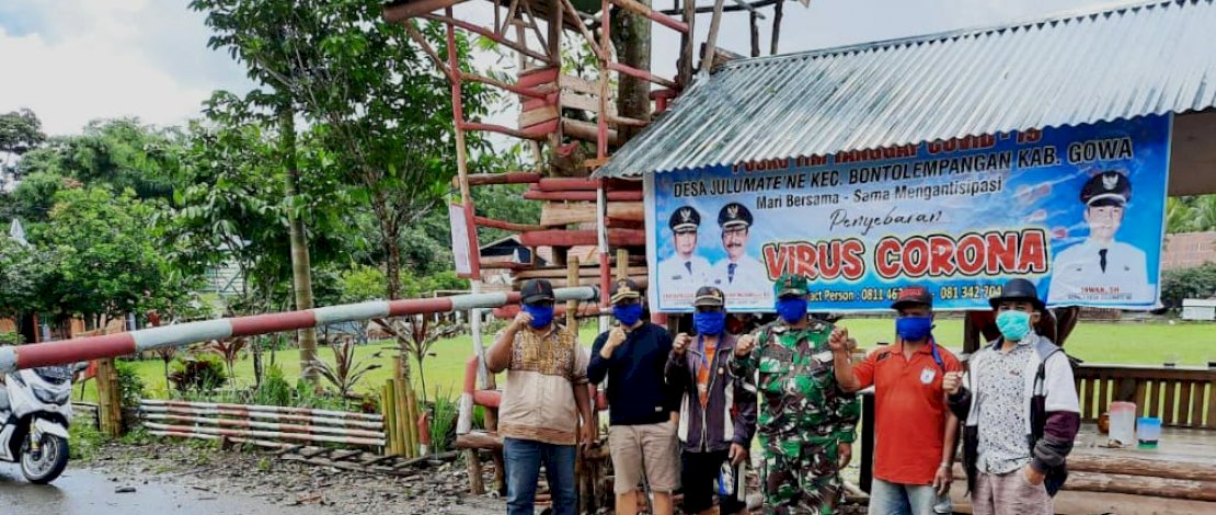 Putus Penyebaran Corona, 121 Desa di Kabupaten Gowa Terapkan PSBK