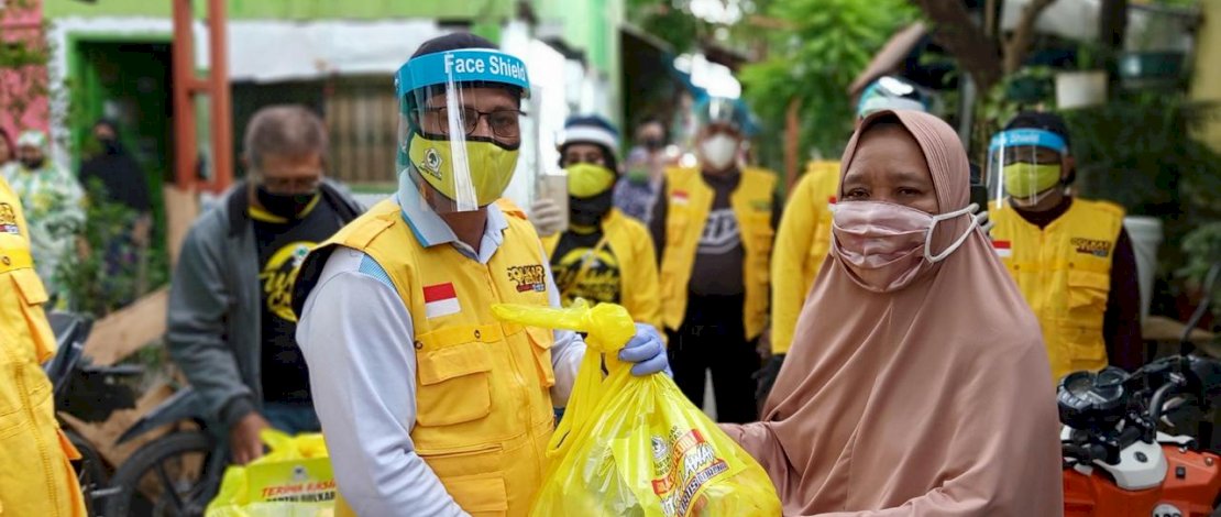 Golkar Peduli Covid-19 Fokus Bantu Warga Terdampak yang Tak Disentuh Pemerintah