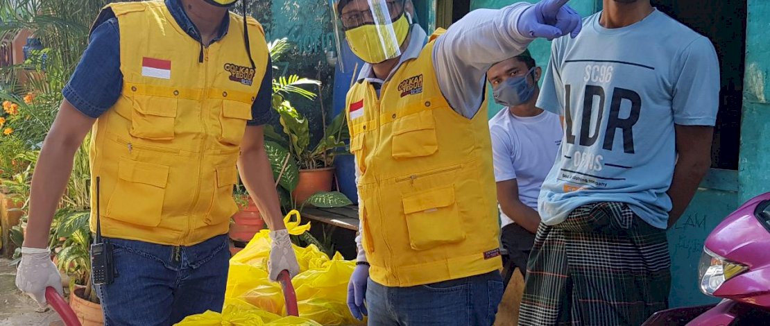 Golkar Peduli Covid-19 Fokus Bantu Warga Terdampak yang Tak Disentuh Pemerintah