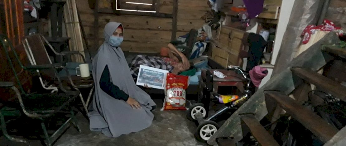 Gerakan Donasi 1000 Karung Beras yang digelar IKA SUPM Bone.