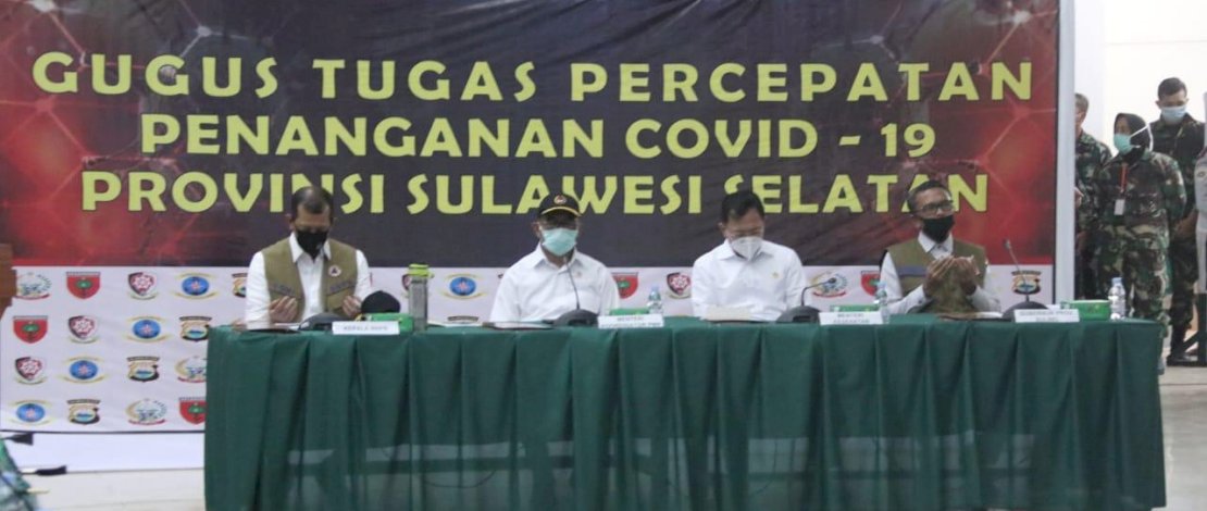 Letjen TNI Doni Monardo Apresiasi Penanganan Covid-19 di Sulawesi Selatan