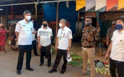 Pantau Protokol Kesehatan, Yusran Jusuf Sidak Pasar Terong