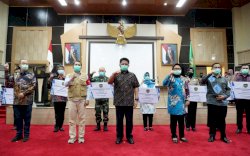 Gubernur Sumsel HD Terima Bantuan dari PLTU PT. GHEMMI