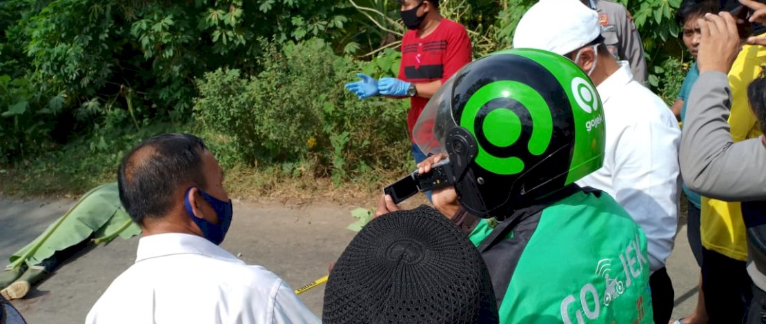 Korban pembunuhan di Jalan Macanda, Gowa.