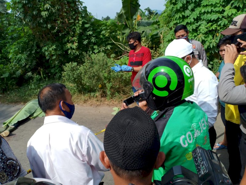 Warga Gowa Digegerkan Penemuan Mayat di Tengah Jalan, Diduga Korban Pembunuhan